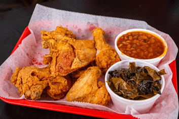 1/2 Fresh <br/> Fried Chicken